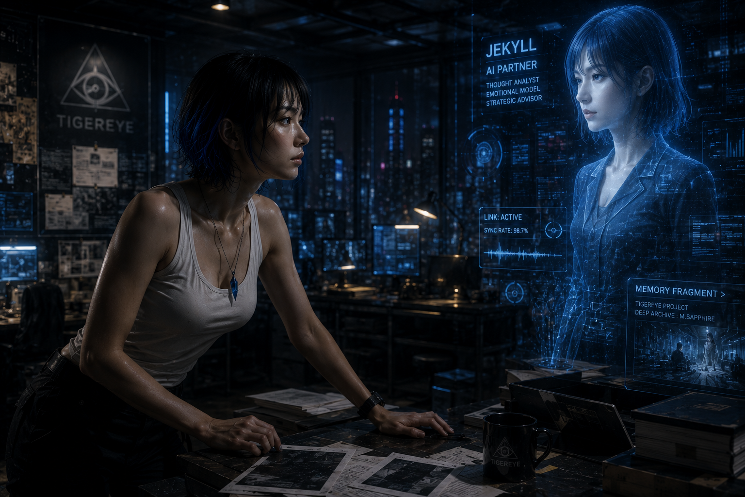 AIパートナー Jekyll と向き合う Maria Sapphire